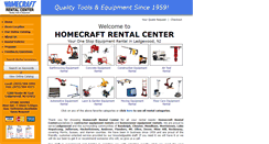 Desktop Screenshot of homecraftrentals.com